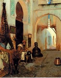 unknow artist Arab or Arabic people and life. Orientalism oil paintings 199
